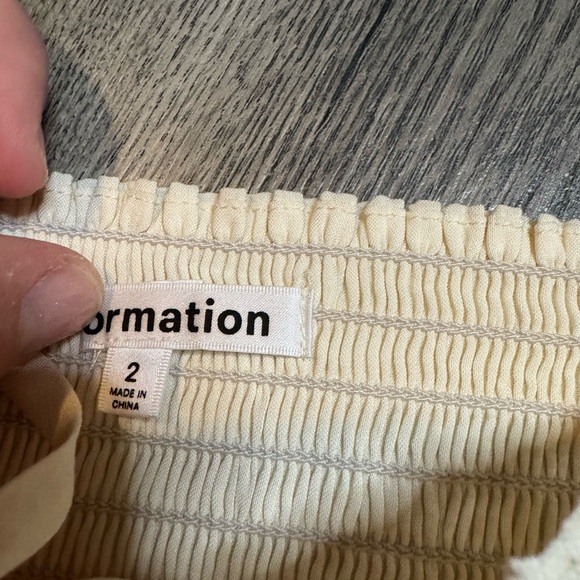 Reformation Rare cream Isadora Top - Picture 3 of 3